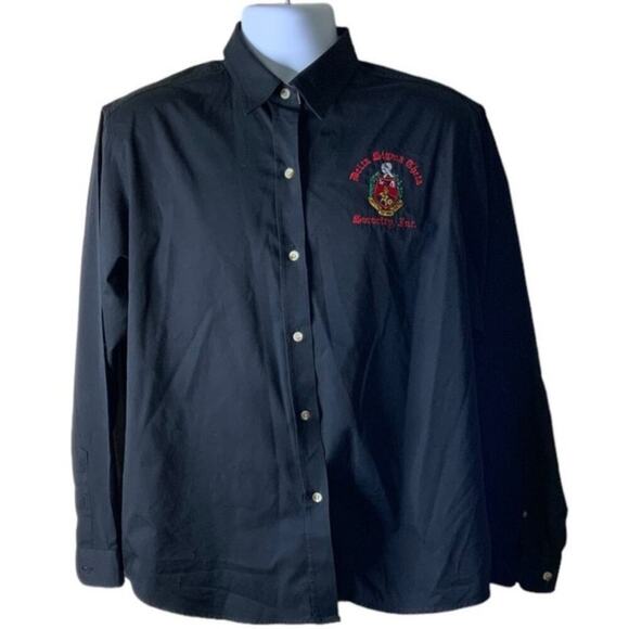 Baw Athletic Wear Delta Sigma Theta Sorority Shirt Womens XL Long Sleeve Casual - Picture 3 of 9